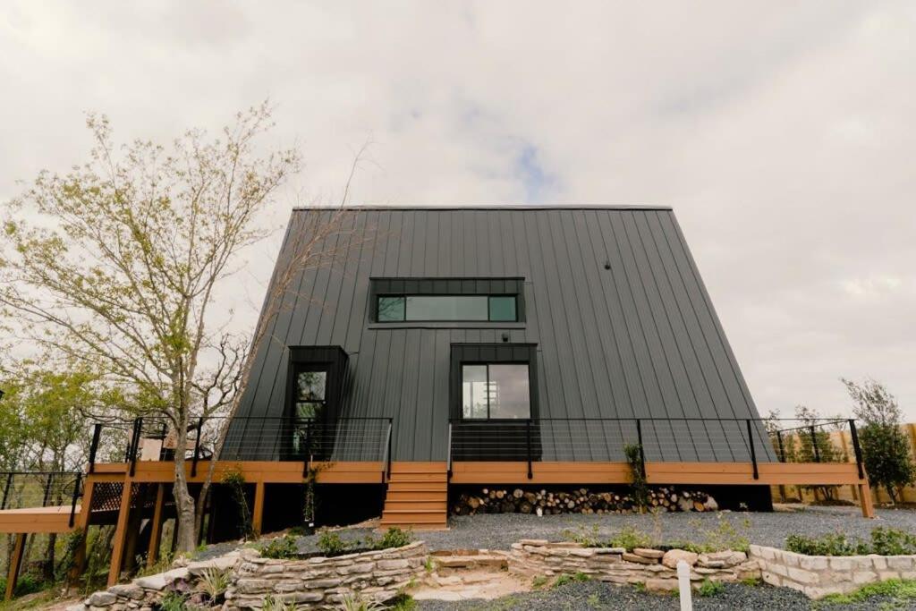 The Pedernales A-Frame Villa Fredericksburg Exterior foto